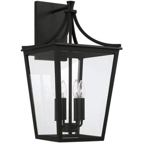 Adair 4 Light 23.25 inch Black Outdoor Wall Lantern