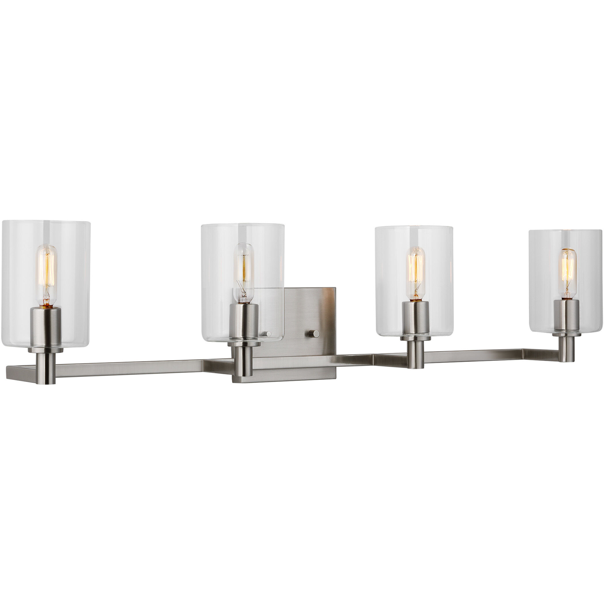 Fullton 4 Light 35 inch Brushed Nickel Bath Vanity Wall Light