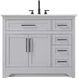 Remington 42 X 35 inch Grey Bathroom Vanity Cabinet