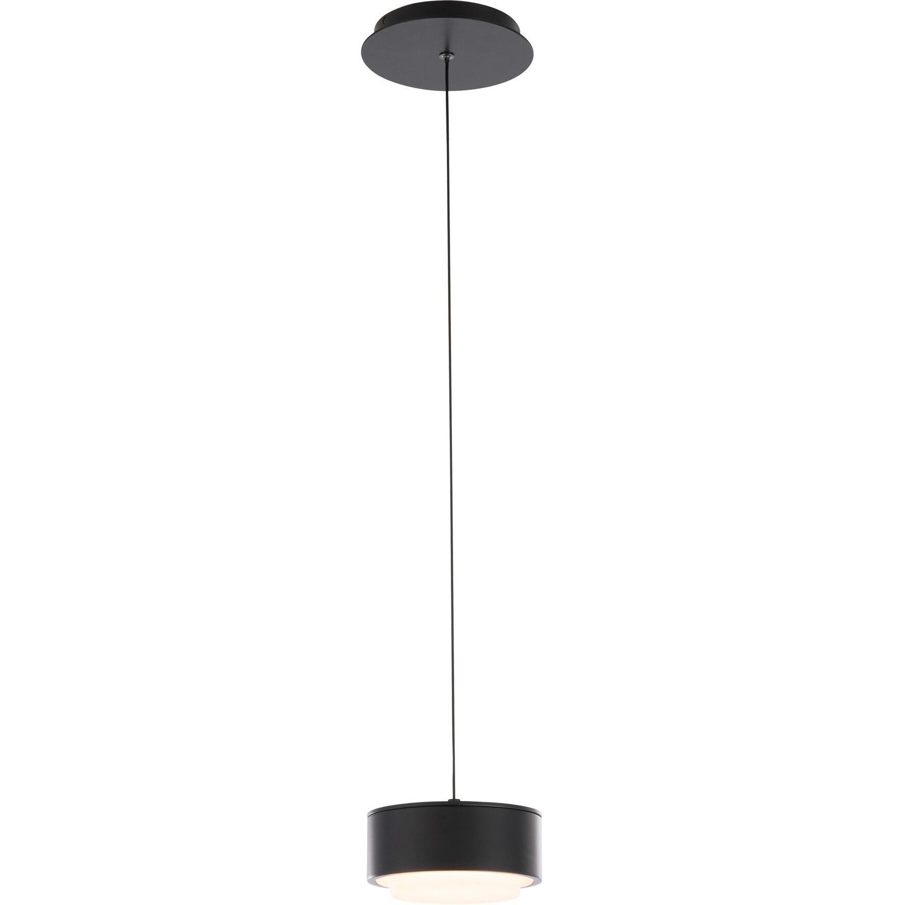 Ohm LED 5.5 inch Black Pendant Ceiling Light, dweLED