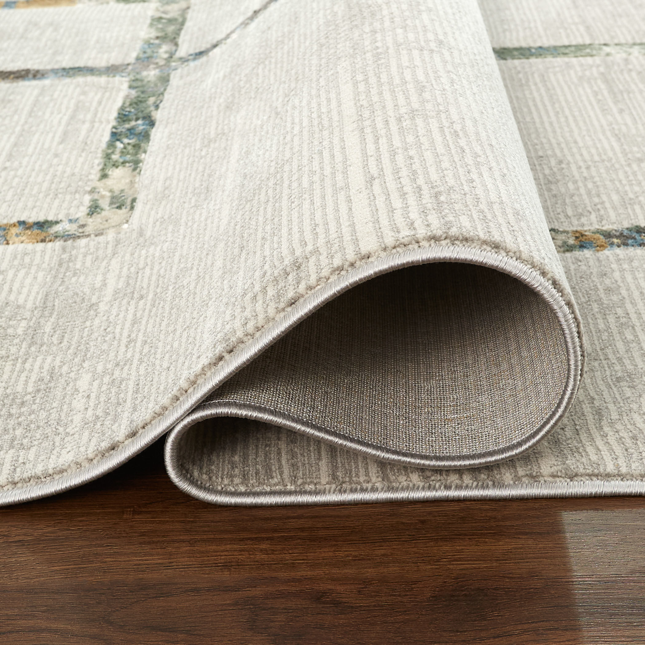 Adara 90 X 63 inch Neutral/Multi Rug in 5 x 7