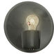 Ambiance Collection 1 Light Pewter Green with Brushed Nickel Wall Sconce Wall Light