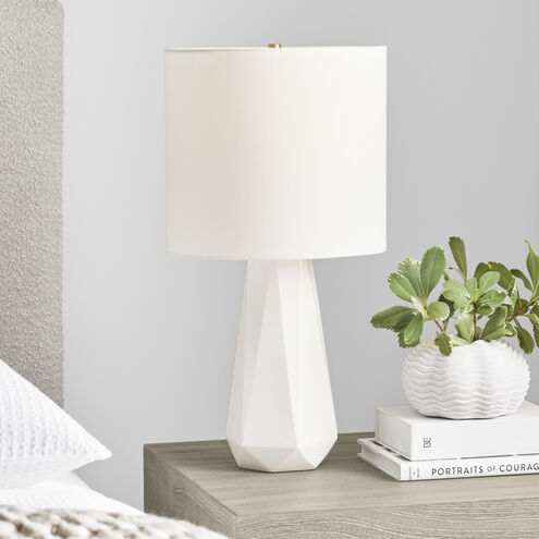 Drew & Jonathan Moresby 23.13 inch 9.00 watt Gloss White Table Lamp Portable Light
