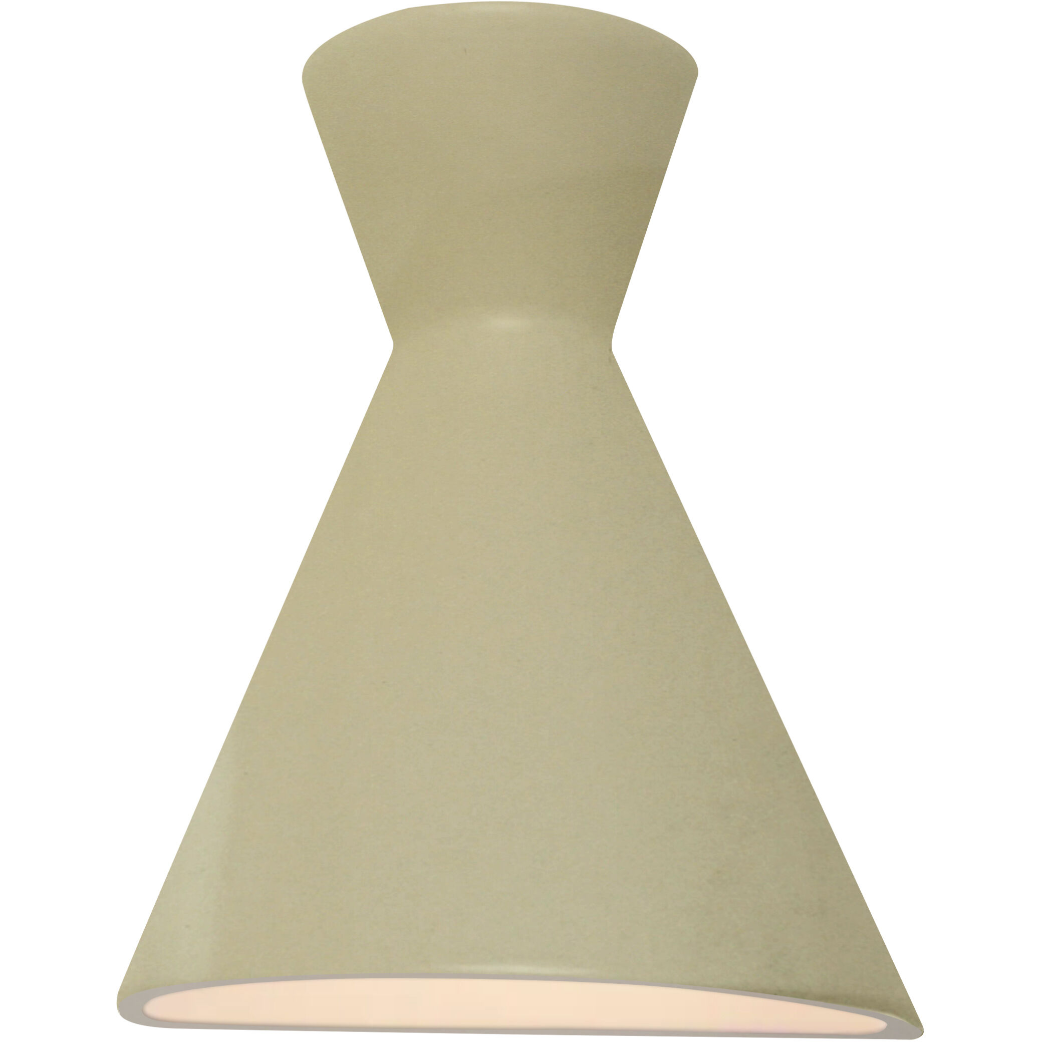 Ambiance Collection - Retro Wall Sconce Wall Light in Vanilla Gloss, Form+Finish+Function