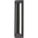 Fulton LED 18 inch Black Outdoor Sconce