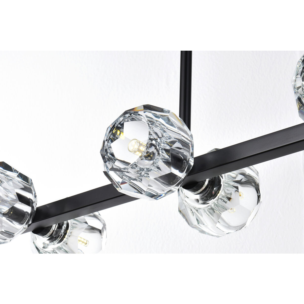 Eren 8 Light 8 inch Black Pendant Ceiling Light