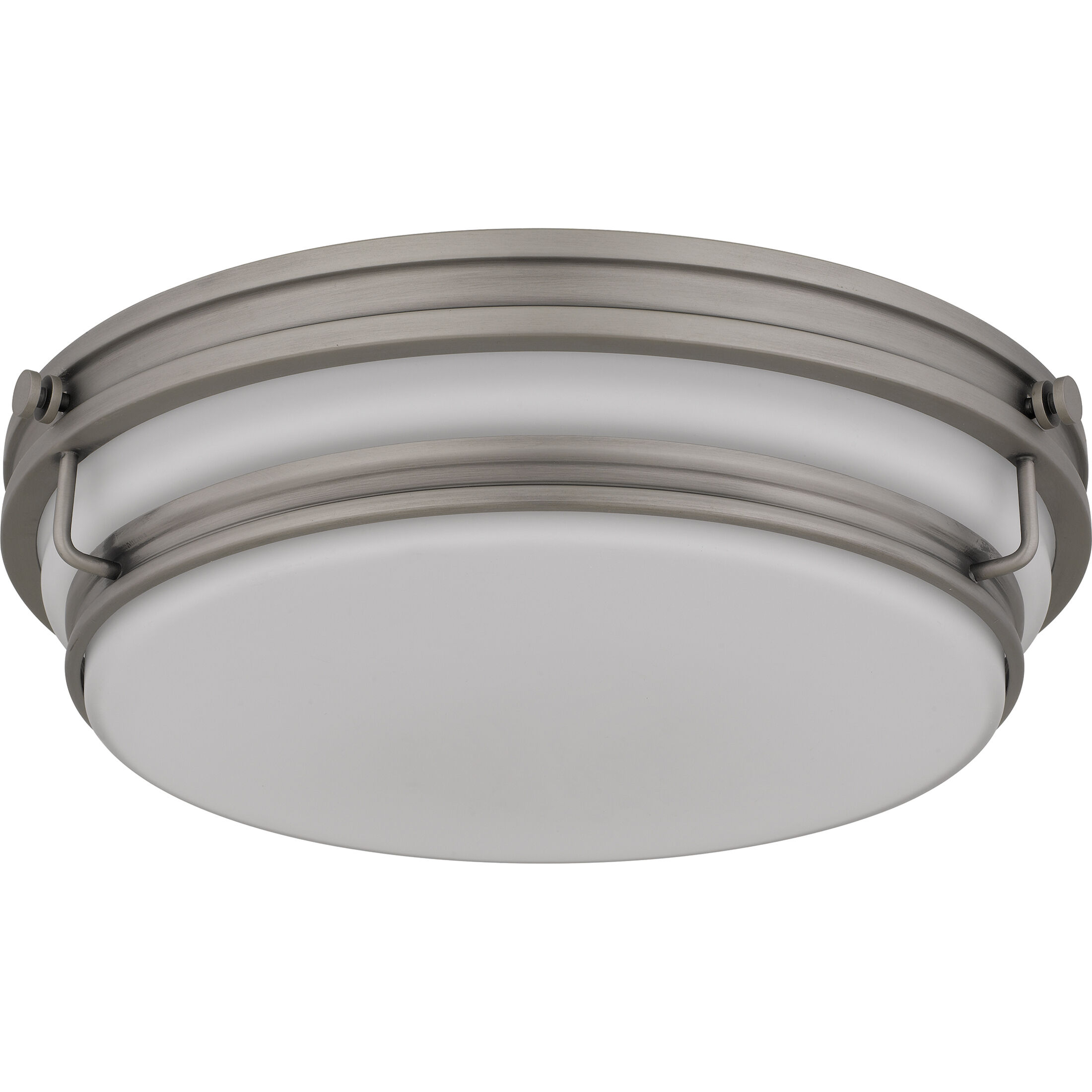Grafton 3 Light 16 inch Antique Nickel Flush Mount Ceiling Light, Medium