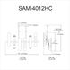 Samantha 12 Light 40 inch Polished Chrome Horizontal Chandelier Ceiling Light