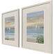 Serene Waters Blue and Green and Yellow and Beige Framed Art, Propac