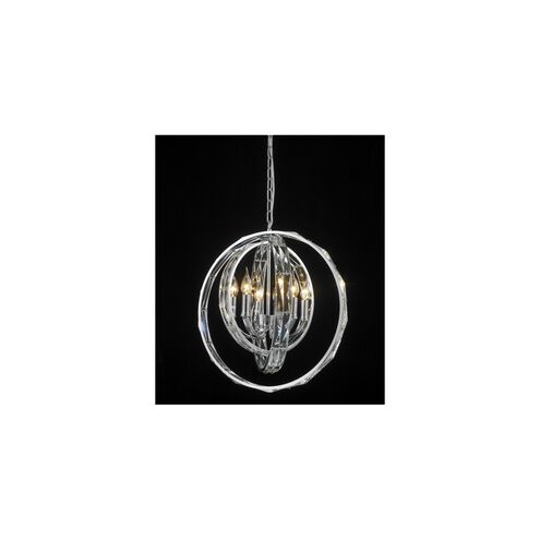 GL39 Series 6 Light 22 inch Chrome Pendant Ceiling Light