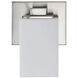Capri 1 Light 6 inch Brushed Nickel Wall Sconce Wall Light, Luz Studio