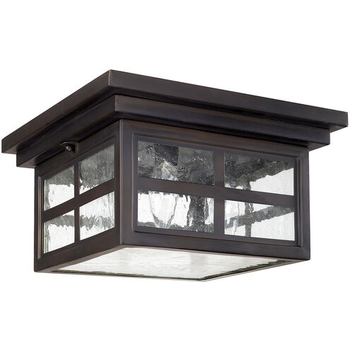 Preston 3 Light 11 inch Old Bronze Outdoor Flush Mount