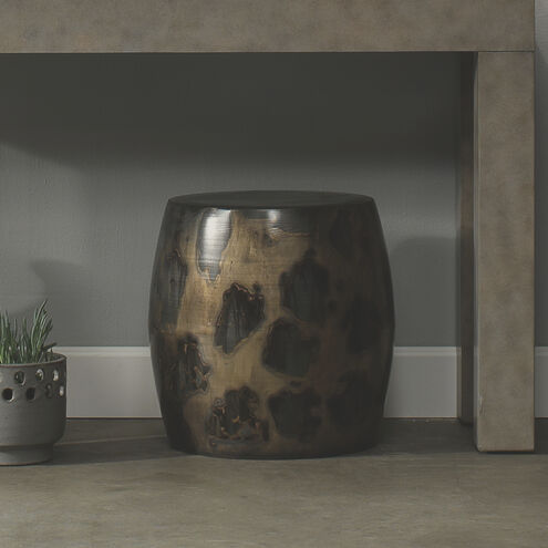 Realm 18 X 17 inch Acid Washed Metal Side Table