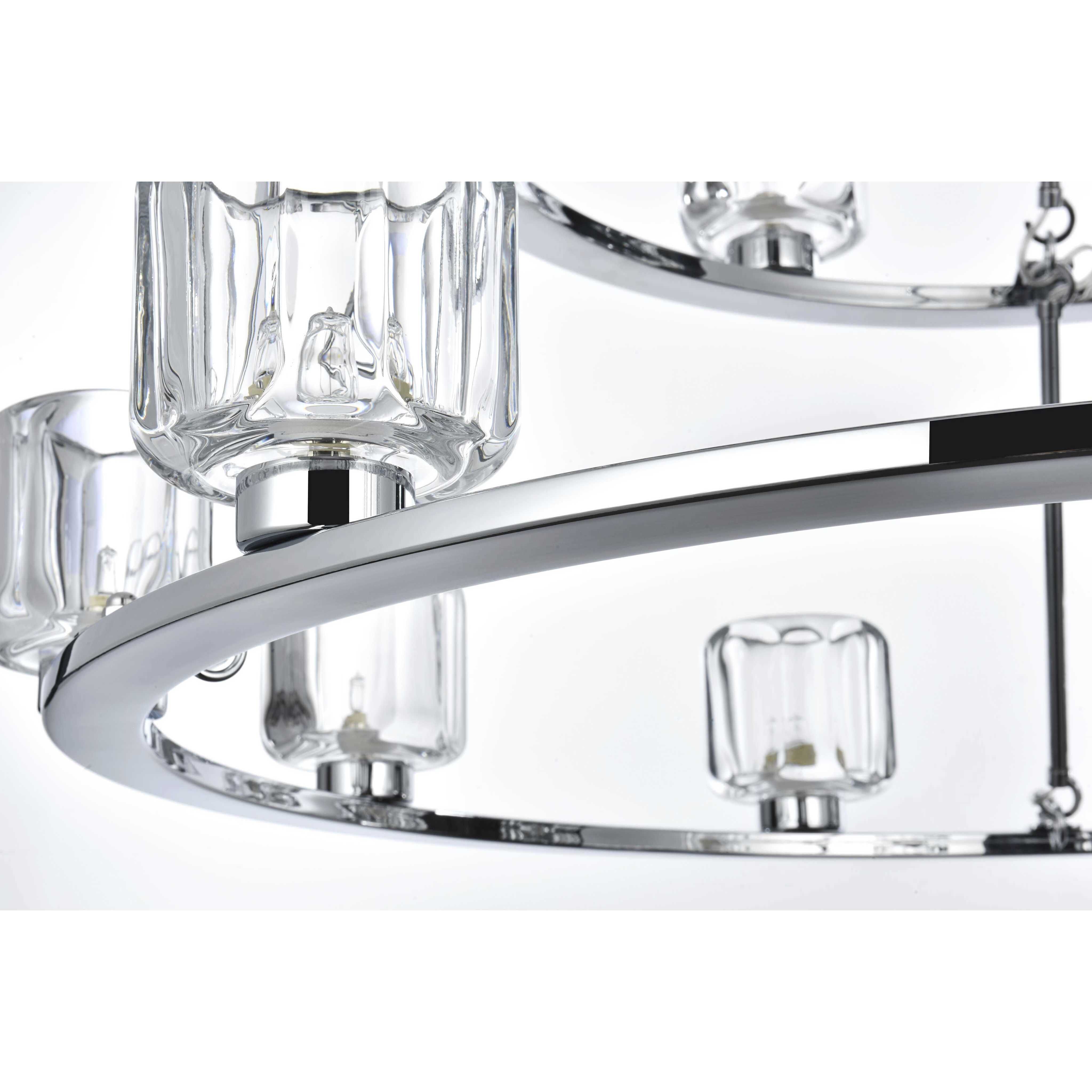 Cadence 15 Light 36 inch Chrome Chandelier Ceiling Light