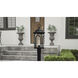 Brampton 1 Light 20.25 inch Matte Black Outdoor Post Lantern