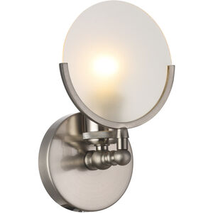 Canada 1 Light 4 inch Shiny Nickel Wall Sconce Wall Light