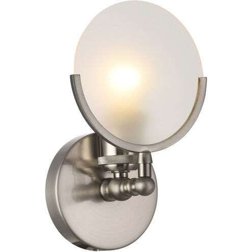 Canada 1 Light 4 inch Shiny Nickel Wall Sconce Wall Light