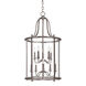 Mansfield 10 Light 20 inch Antique Nickel Pendant Ceiling Light