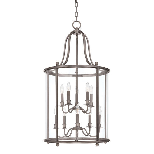 Mansfield 10 Light 20 inch Antique Nickel Pendant Ceiling Light