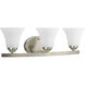 Adorn 3 Light 21.5 inch Brushed Nickel Bath Vanity Wall Light