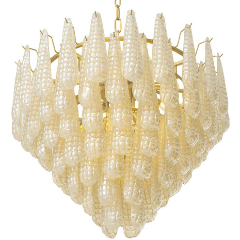Chaves 12 Light 32.28 inch Antique Brass Chandelier Ceiling Light, Large
