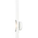 Acra 1 Light 5 inch Shiny White ADA ADA Single Sconce Wall Light