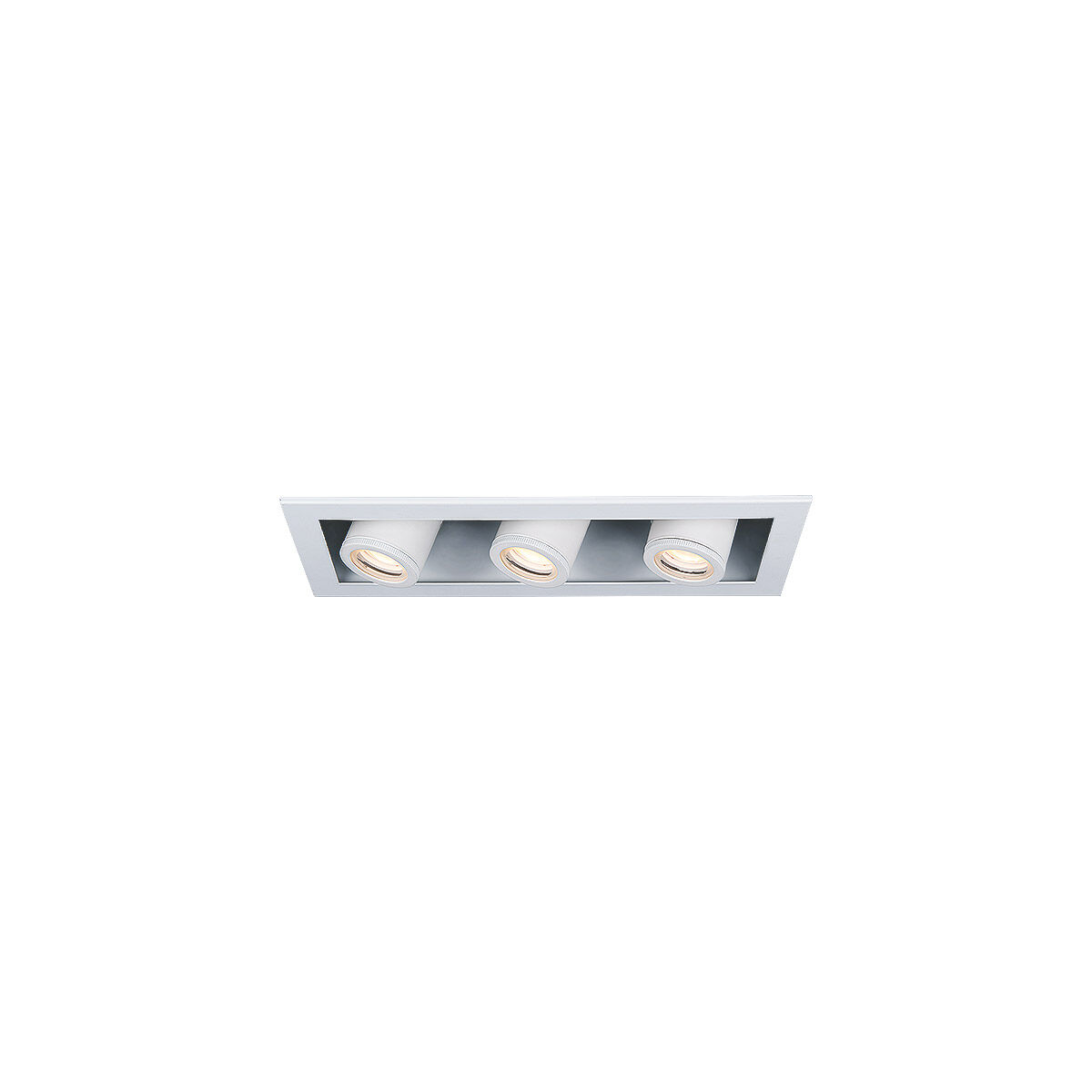 Silo Multiples LED White White Multiple Recessed Trim in 3000K, White/White