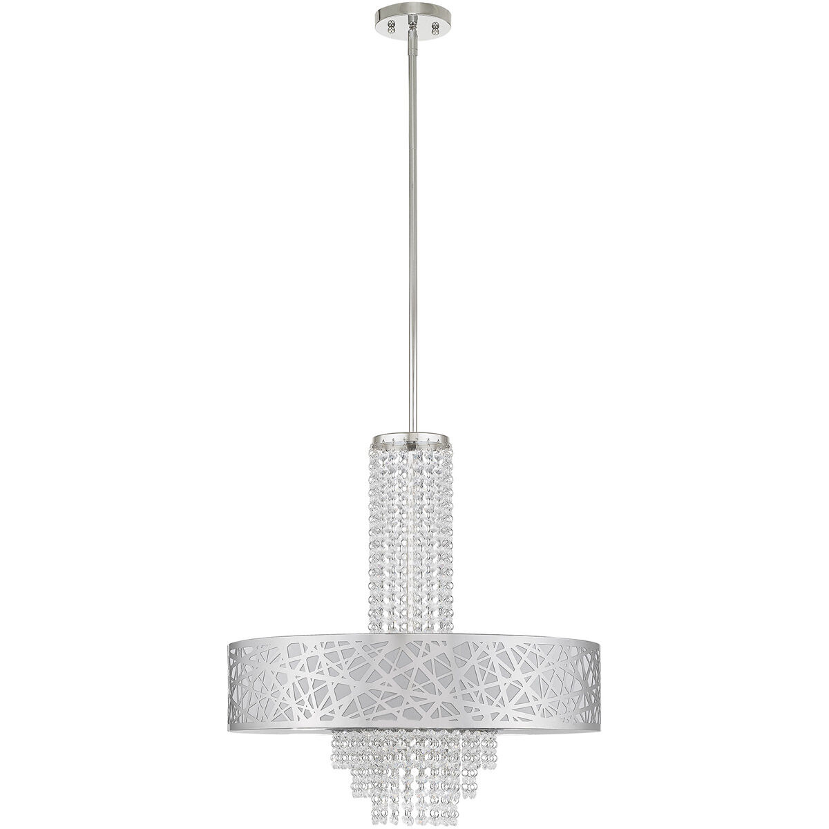 Allendale 5 Light 22 inch Polished Chrome Pendant Chandelier Ceiling Light