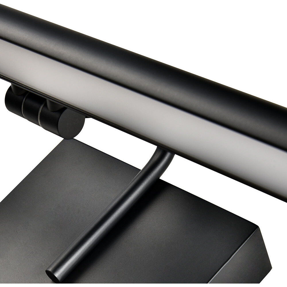 Procyon 24 inch Black Bathroom Vanity Light Wall Light