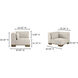 June Beige Corner Chair