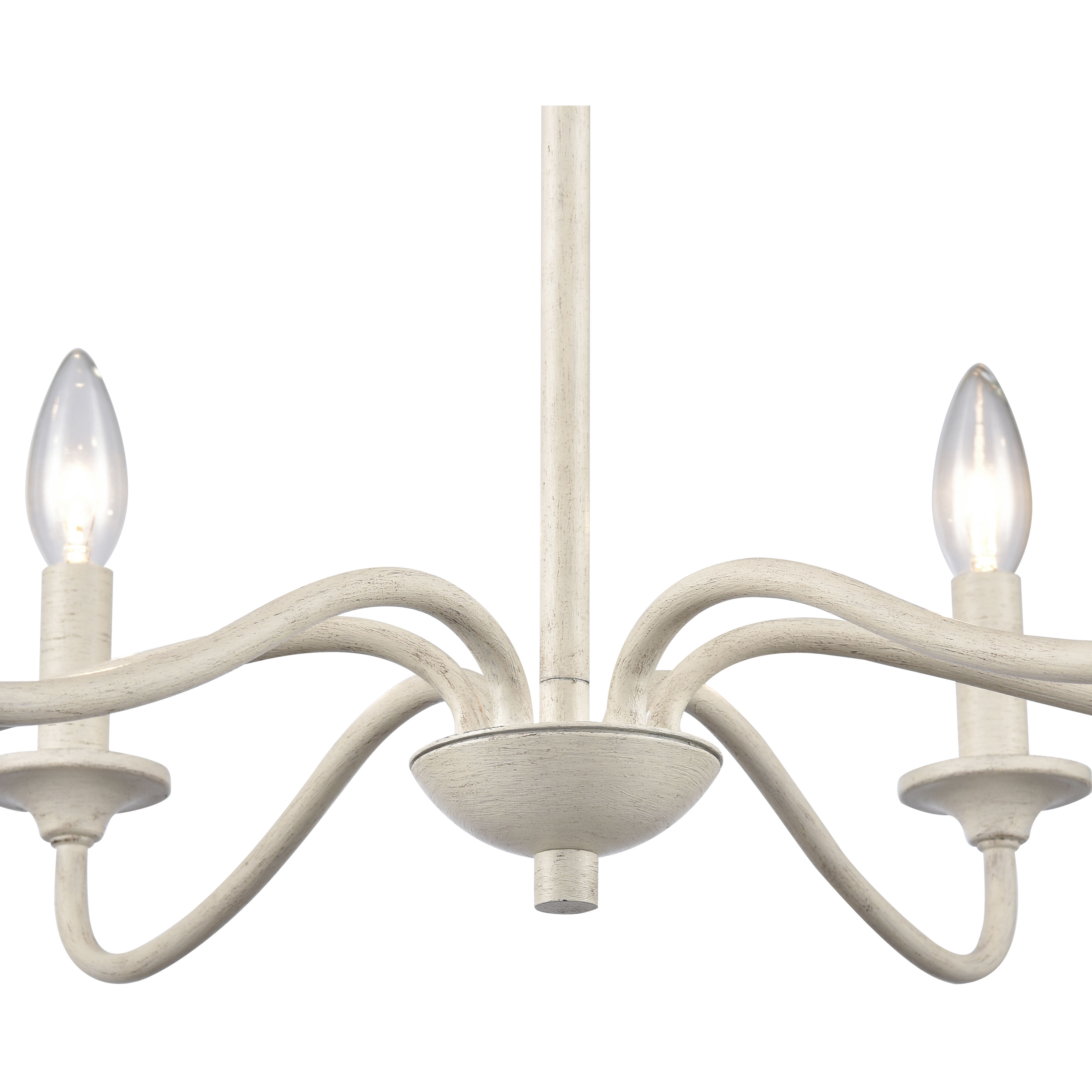 Quinn 6 Light 30 inch Antique White Chandelier Ceiling Light