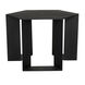 Modicus 30 X 26 inch Matte Black Side Table