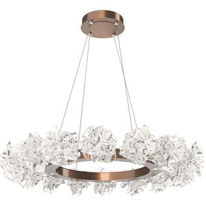 Blossom LED 36 inch Burnished Bronze Chandelier Ceiling Light in 3000K LED, Radial Ring