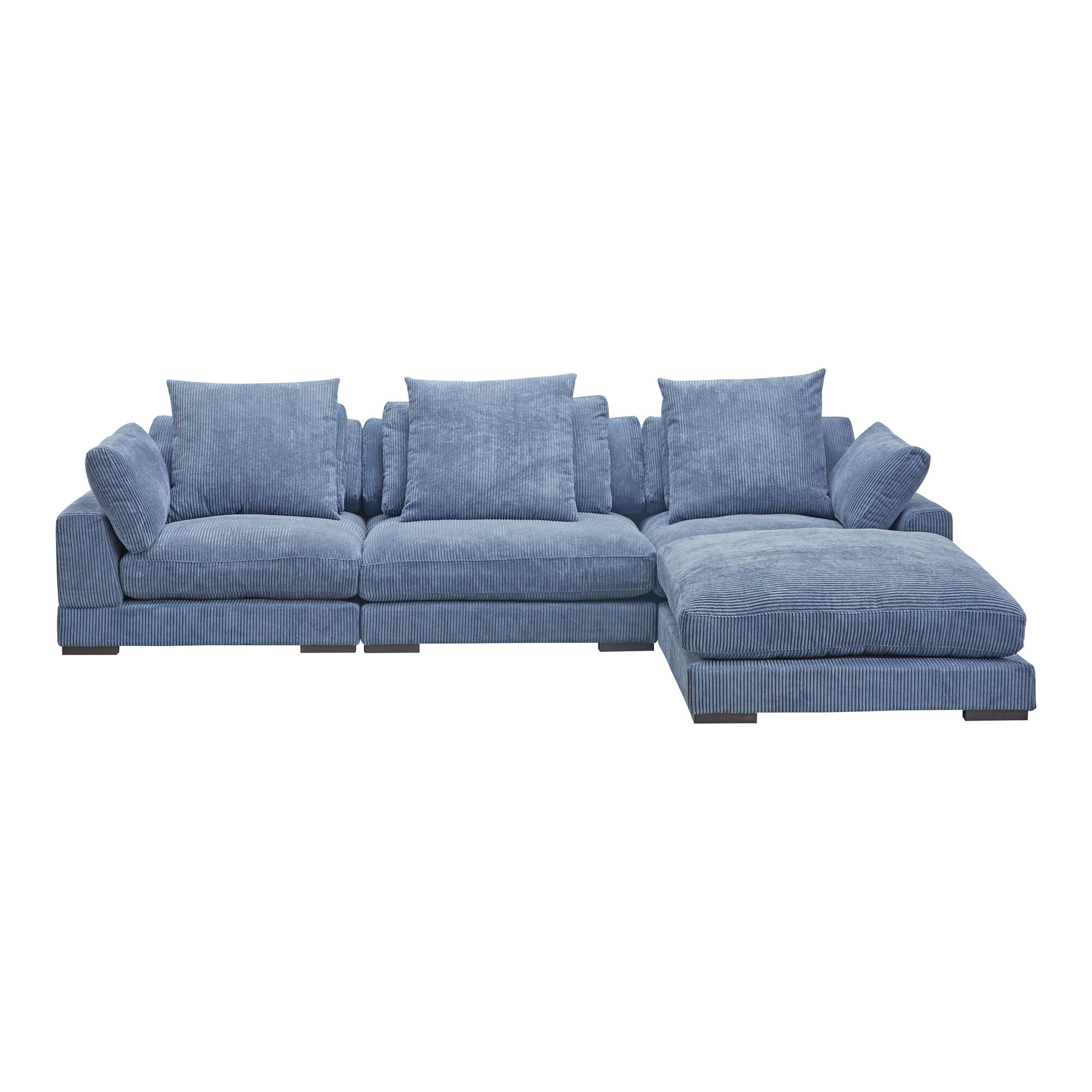 Blue modular lounge sales