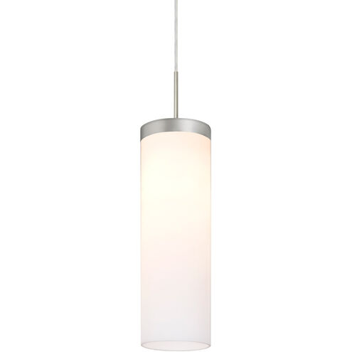 Friz 1 Light Satin Nickel Pendant Ceiling Light