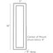 Ozona 1 Light 5 inch Black and Antique Brass ADA Sconce Wall Light