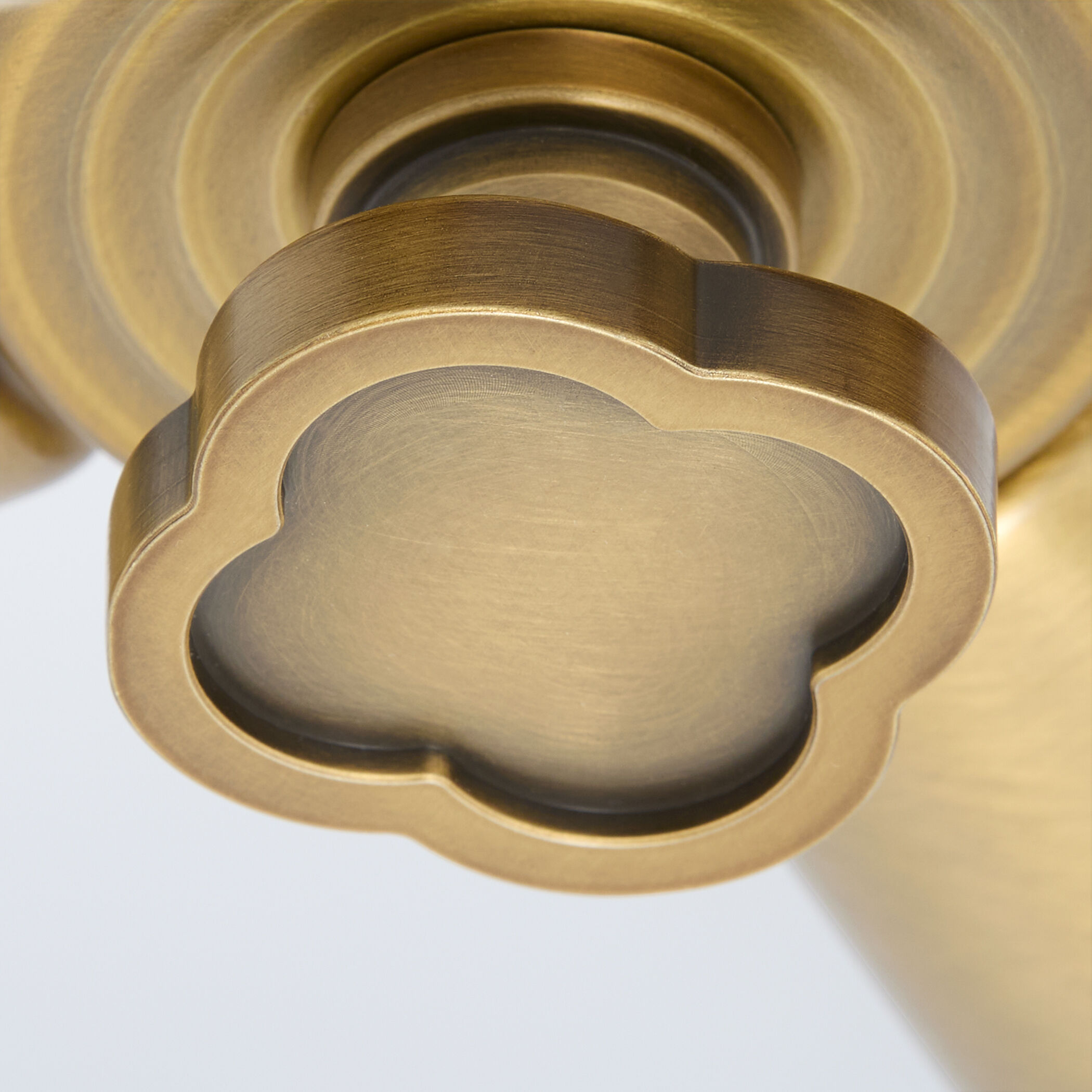 Belinder 4 Light 22 inch Non-Lacquered Brass Pendant Ceiling Light