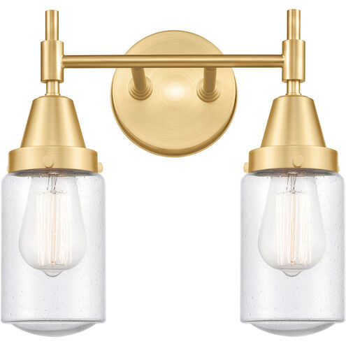 Caden LED 14 inch Satin Gold Bath Vanity Light Wall Light