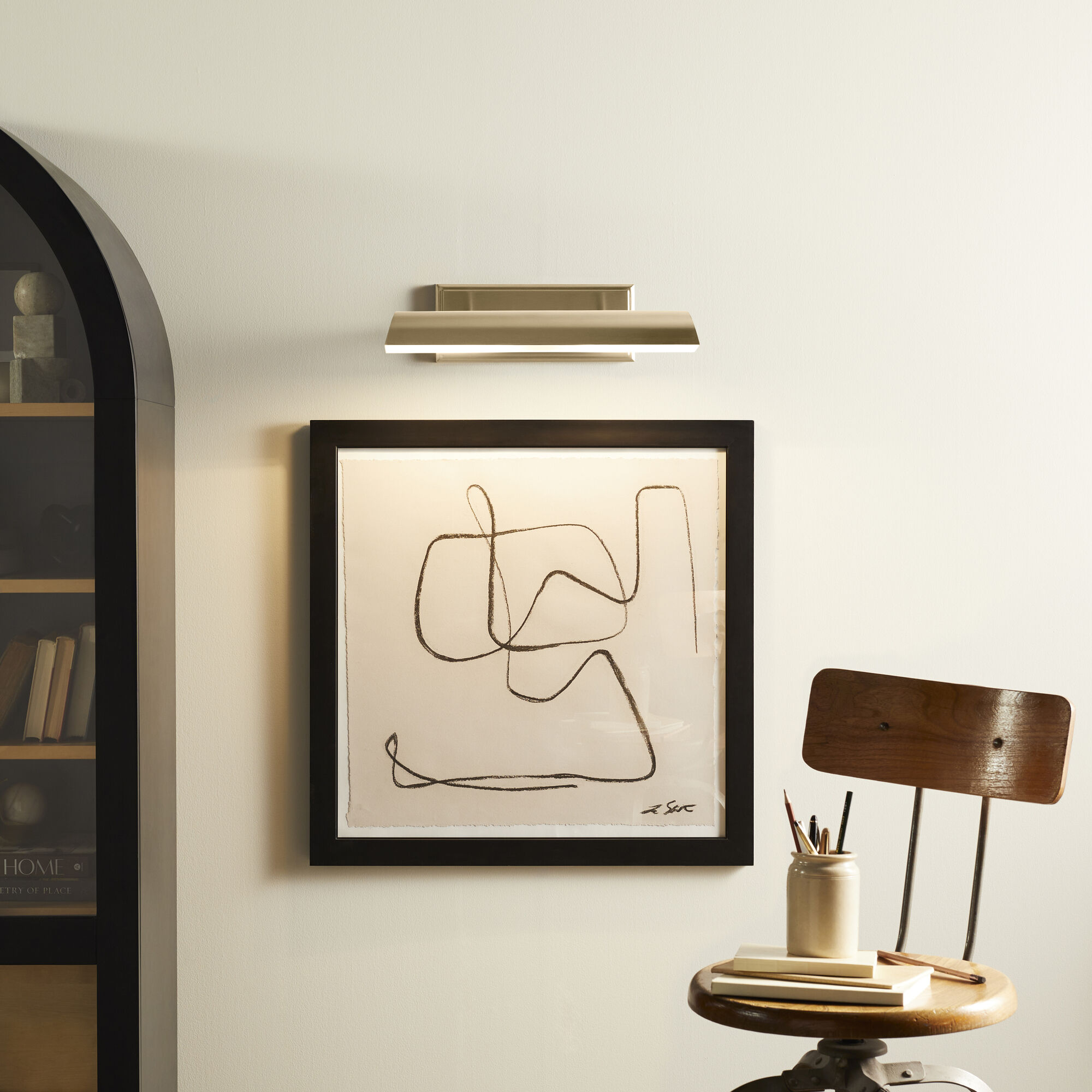 Carston 26 watt 18.25 inch Champagne Bronze Picture Light Wall Light