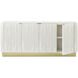 Judith Leiber Couture 77.5 X 20 inch Solstice Credenza, Wooden, 4-Door