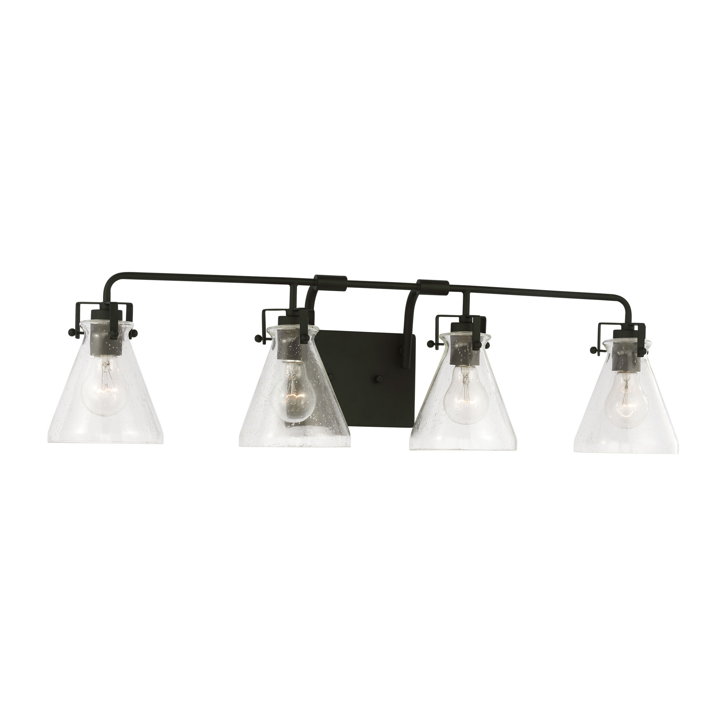 Jaden 4 Light 33.25 inch Midnight Black Bath Vanity Wall Sconce Wall Light