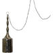 Kaili 1 Light 7 inch Black Diamond Pendant Ceiling Light