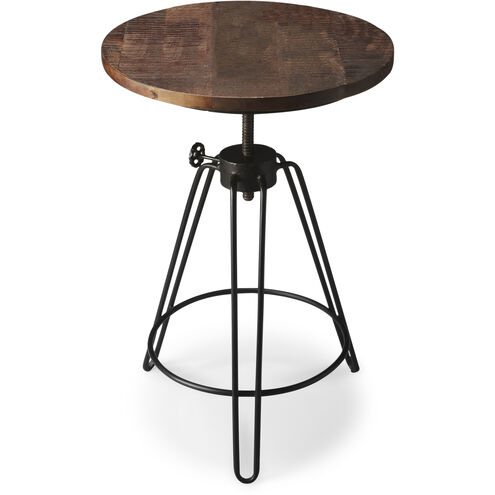 Industrial Chic Trenton Metal & Wood 26 X 22 inch Metalworks Accent Table