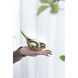 Chirp Bird Gold Table Decor, Set of 2