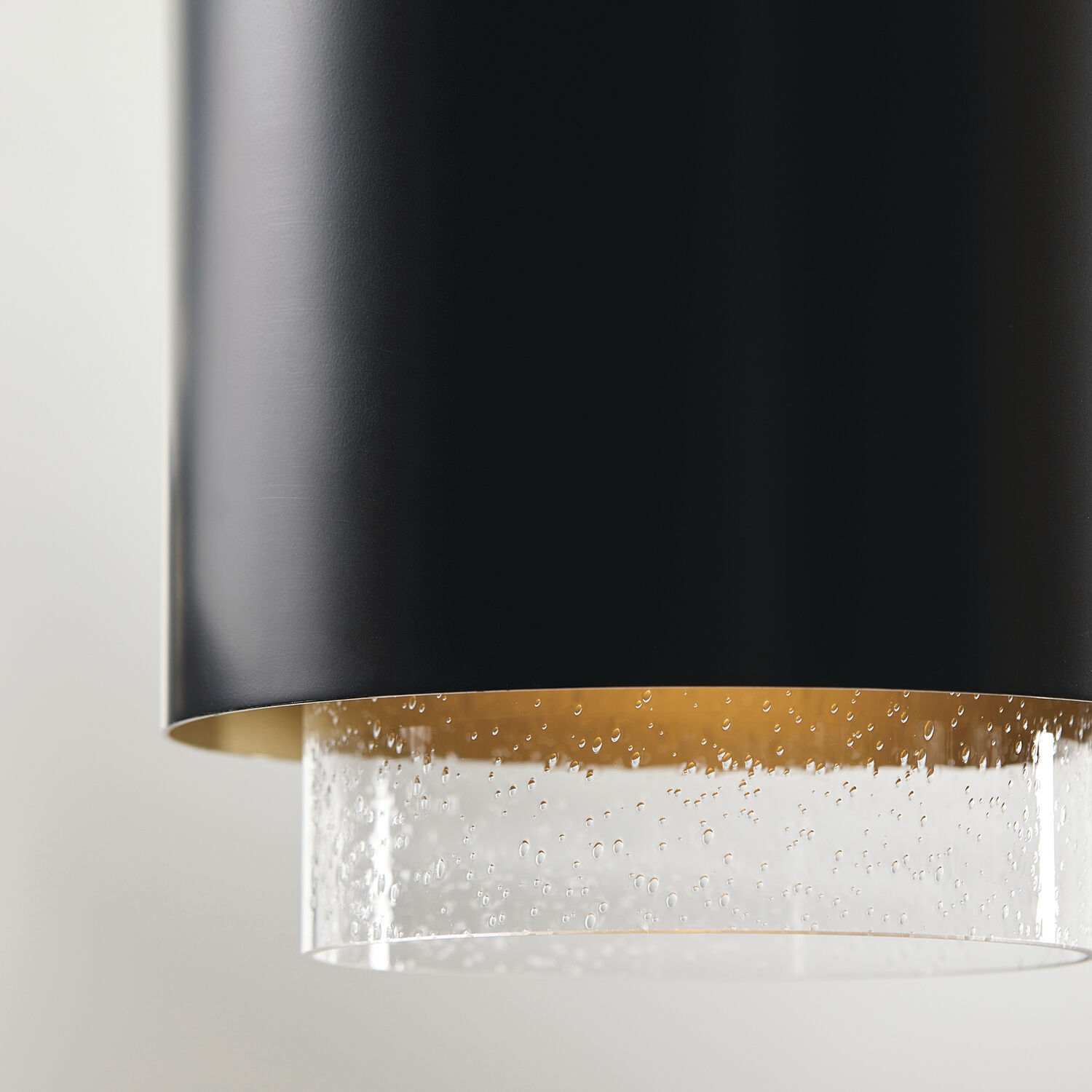 Weller 1 Light 11.5 inch Matte Brass and Black Pendant Ceiling Light