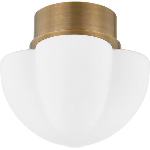 Seabrook 1 Light 11.25 inch Historic Bronze Flush Mount Ceiling Light