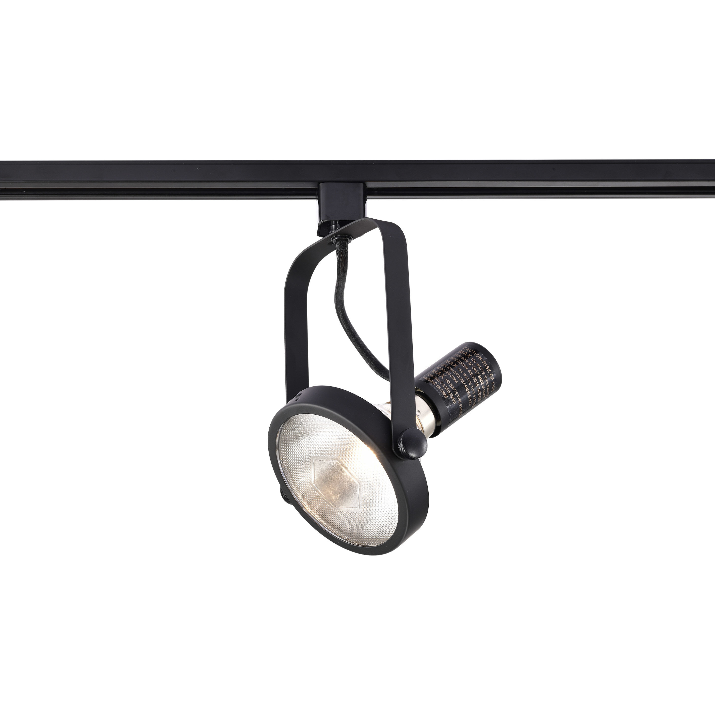 Brentwood 1 Light 120V Black Track Lighting Ceiling Light