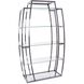 Carter 79 X 46 inch Nickel Etagere