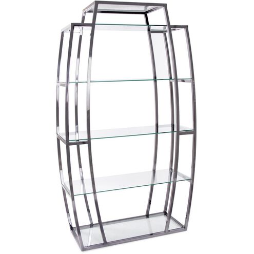 Carter 79 X 46 inch Nickel Etagere