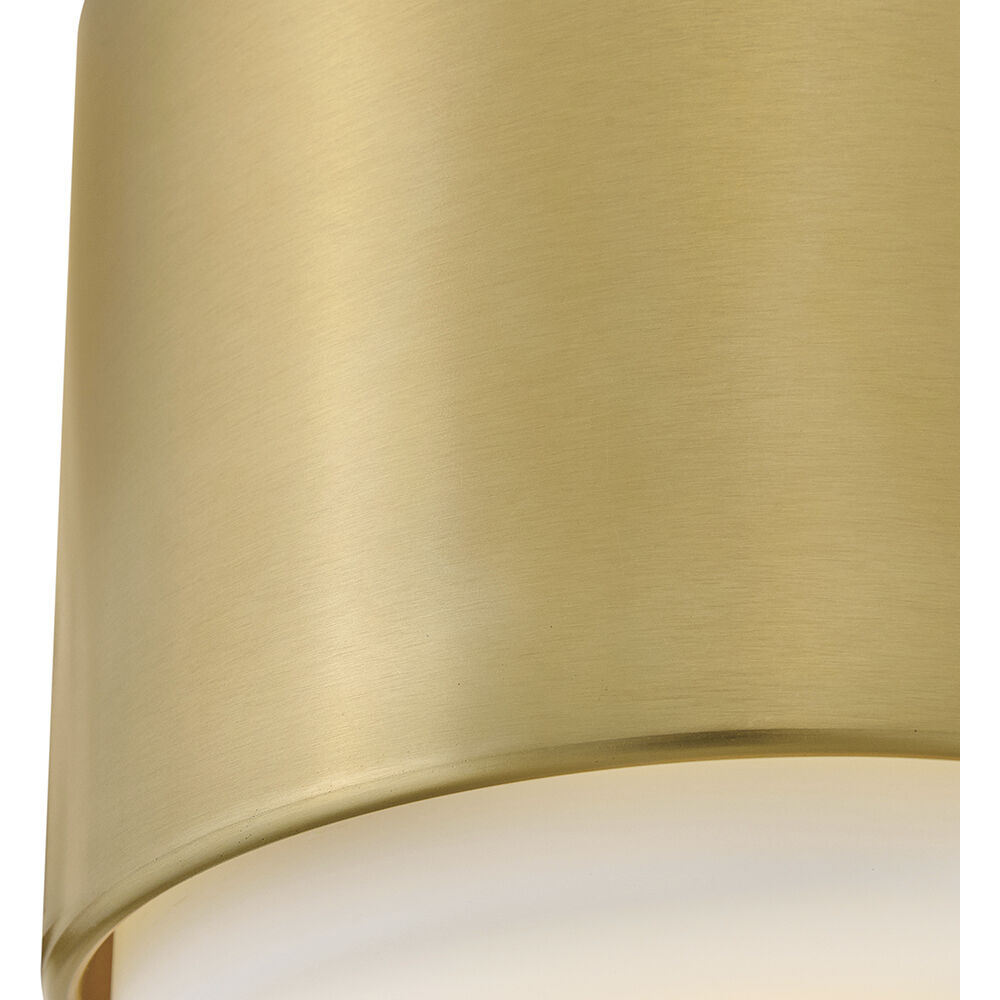 Cedric 1 Light 5.25 inch Lacquered Brass Flush Mount Ceiling Light
